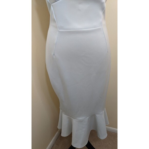 ASOS Midi Dress Strapless Sweetheart Neckline Mermaid Bridesmaid US Size 6 - Picture 10 of 14